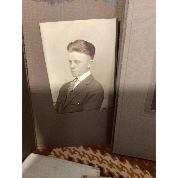 Antique Cabinet Photos One Military Photo Bundle of 5? - Picture 11 of 11